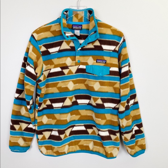 Patagonia Jackets & Blazers - PATAGONIA Synchilla Snap T Fleece Pullover M Aztec